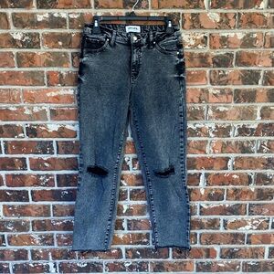 RSQ black high rise straight leg jeans